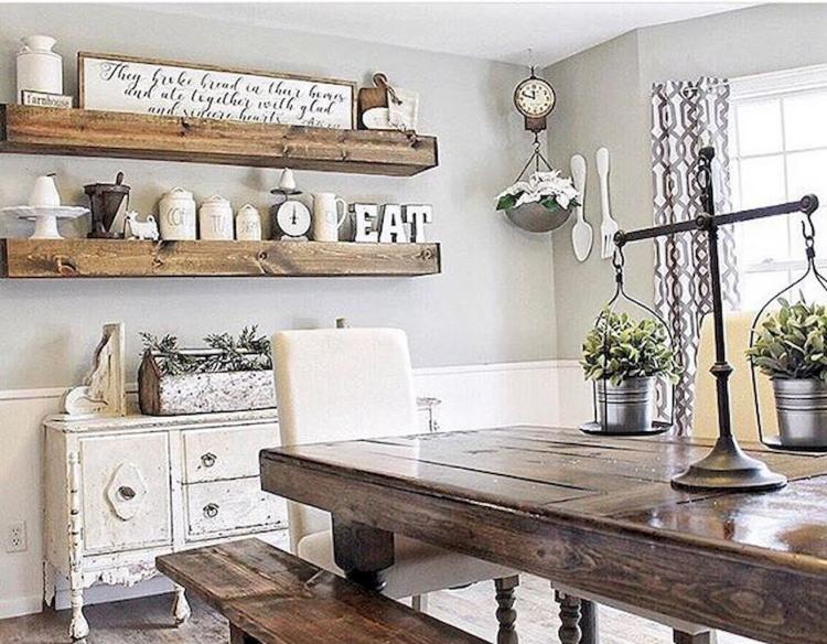 85+ Unusual Farmhouse Dining Room Design Ideas