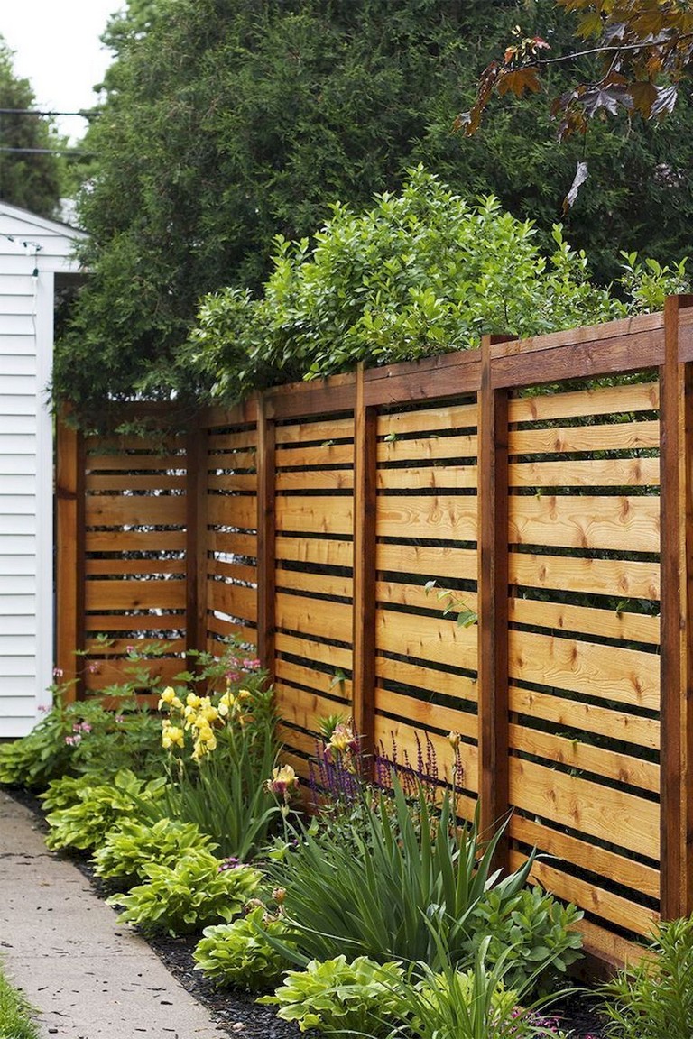 73+ simple backyard privacy fence design ideas
